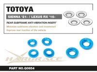 Hardrace Anti-Vibration Einsätze Hilfsrahmen hinten - 16+ Lexus RX AL20 / 21+ Toyota Sienna XL40