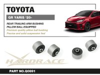 Hardrace Rear Trailing Arm Bushings (Pillow Ball) - 20+ Toyota Yaris / Vitz GR GXPA16/MXPA12