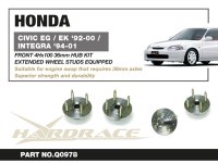 Hardrace Vorderrad Nabe 36 mm - 92-00 Honda Civic / 92-97...