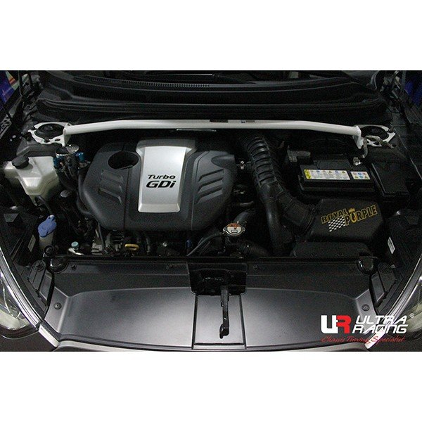 Ultra Racing Domstrebe vorn oben 2-Punkt - 16-18 Hyundai Veloster 1.6 GDI (2WD) (Facelift)