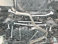 Ultra Racing Strebe hinten unten 2-Punkt - 18+ Lexus ES...