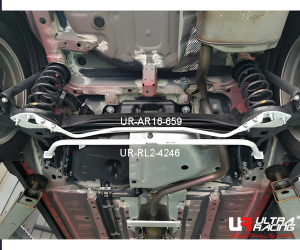 Ultra Racing Rear Lower Bar 2-Point - 20+ Toyota Corolla Cross (XG10) Hybrid 1.8 (2WD)