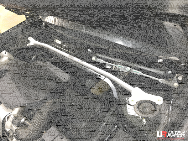 Ultra Racing Front Upper Strut Bar 2-Point - 19+ Ssangyong Korando (C300) 1.5T (2WD/4WD)