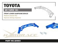 Hardrace Strebe Hilfsrahmen vorn 4-Punkt - 20+ Toyota Yaris / Vitz GXPA16/MXPA12