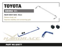 Hardrace Rear Sway Bar 19 mm - 21+ Toyota Sienna XL40