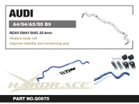 Hardrace Rear Sway Bar 25.4 mm - 16+ Audi A4/RS4/S4 B9 /...