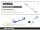 Hardrace Traction Bar - 88-91 Honda Civic/CRX (w/o SiR EF8/EF9)