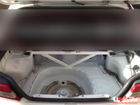 Ultra Racing Rear Upper Strut Bar 3-Point - 89-95 Toyota Starlet (P80/P82) 1.3 (4E-FTE Turbo) (2WD)