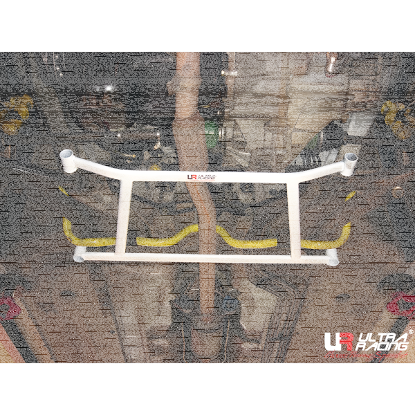 Ultra Racing Strebe vorn unten 4-Punkt - 89-99 Toyota Starlet (P80/P82/P90/P91) 1.3 (4E-FTE Turbo) (2WD)