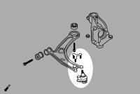 Hardrace Front Lower Ball Joint (OE Style) - 06+ Audi TT 8J/8S