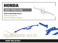 Hardrace Rear Subframe Brace 2-Point - 17+ Honda Civic...