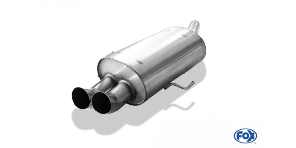 FOX final silencer - 2x76 Typ 18 - Alfa Romeo 156