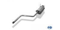 FOX final silencer double flow - 135x80 Typ 53 / Audi 80 Typ B4 Limousine/Avant