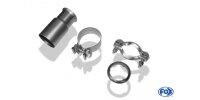 FOX final silencer Ø63,5mm - 2x76 Typ 13 - Audi 80 Typ B4 Limousine/Avant