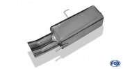 FOX final silencer Ø63,5mm - 2x76 Typ 18 - Audi 80 Typ B4 Limousine/Avant