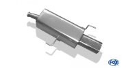 FOX final silencer Ø63,5mm - 135x80 Typ 53 - Audi 80 Typ B4 Limousine/Avant