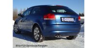 FOX final silencer - 2x76 Typ 13 - Audi A3 Typ 8P (3-Door)