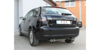 FOX Final Silencer exit 2x76 Typ 13 - Audi A3 Typ 8P...