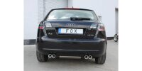 FOX Final Silencer exit 2x76 Typ 13 - Audi A3 Typ 8P Sportback