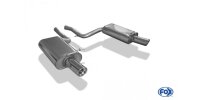 FOX Endschalldämpfer 1x90 Typ 17 - Audi A4 Typ B6 Quattro