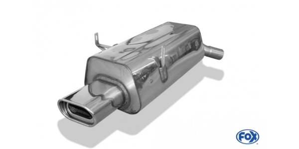 FOX Endschalldämpfer - 135x80 Typ 53 - BMW E36 316/318/320/323/325/328