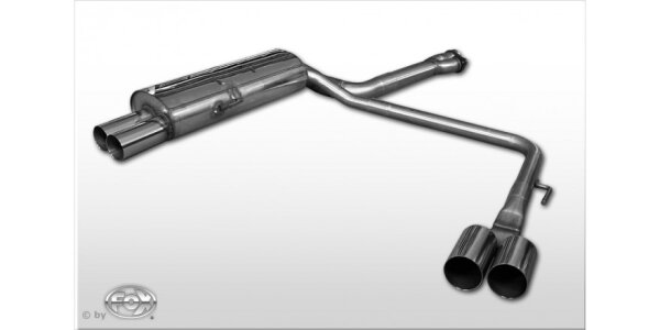 FOX Halbanlage ab Kat 2x76 Typ 10 - BMW E36 M3