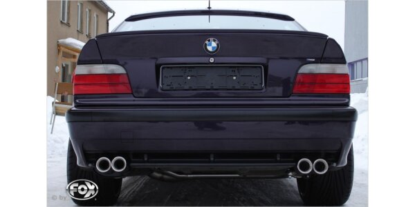 FOX Halbanlage ab Kat 2x76 Typ 13 - BMW E36 M3
