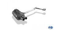 FOX final silencer exit right/left double flow - 2x70 Typ 10 right/left - BMW E46 330d/330xd