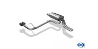 FOX Final Silencer exit double flow 2x76 Typ 13 - BMW E46 330d/330xd