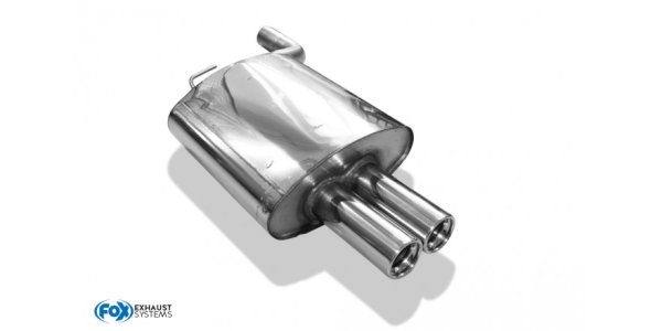 FOX Endschalldämpfer - 2x76 Typ 13 - BMW E39 520i/523i/525i/528i Limousine