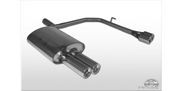 FOX Endschalldämpfer Ausgang rechts/links - 2x76 Typ 13 rechts/links - BMW E60/E61 520i/523i/525i/530i