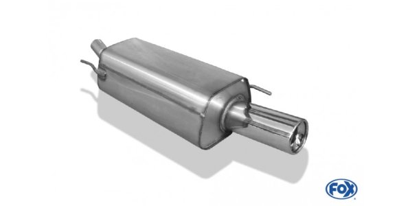 FOX final silencer - 1x90 Typ 13 - Ford Fiesta JAS/JBS