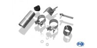 FOX Endschalldämpfer quer 1x90 Typ 13 - Ford Focus I...