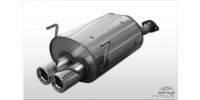 FOX final silencer - 2x76 Typ 13 - Honda Civic IV