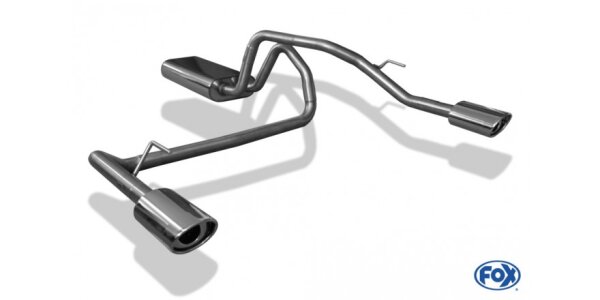 FOX Final Silencer exit 115x85 Typ 33 - Jeep Grand Cherokee Typ WJ/WG