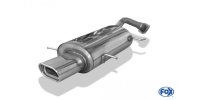 FOX final silencer with tulip and flange - 135x80 Typ 53 - Mazda MX3 Typ EC