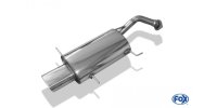 FOX final silencer with tulip and flange - 135x80 Typ 53...