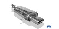 FOX final silencer with tulip and flange - 135x80 Typ 53 - Mazda MX3 Typ EC