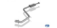 FOX front silencer with tulip and flange - Mazda MX3 Typ EC