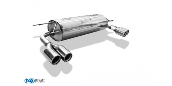 FOX Endschalldämpfer Ausgang rechts/links - 2x76 Typ 13 rechts/links - Mazda MX5 Typ NC