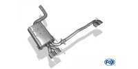 FOX Final Silencer exit 2x88x74 Typ 32 - Mercedes CLK Typ 208