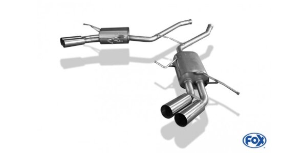 FOX Final Silencer 2x76 Typ 10 - Mercedes M-Class Typ W164