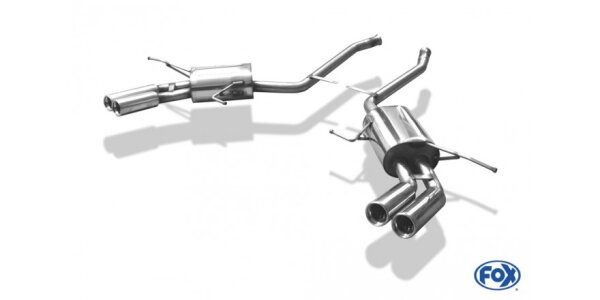 FOX Final Silencer 2x76 Typ 13 - Mercedes M-Class Typ W164