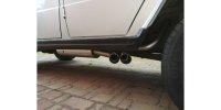 FOX final silencer exit on the side - 2x80 Typ 14 - Mercedes G-Class 463 (w/o running board)