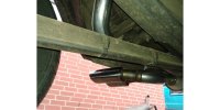 FOX final silencer exit on the side - 2x80 Typ 14 - Mercedes G-Class 463 (w/o running board)