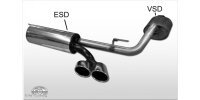 FOX front silencer - Mercedes G-Class 463