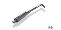 FOX front silencer - Opel Corsa A-CC