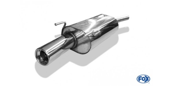 FOX final silencer - 1x90 Typ 13 - Opel Corsa B