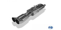 FOX final silencer 1-point-fixation - 2x76 Typ 18 - Opel Astra F Hatchback/Notchback