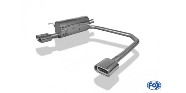 FOX Final Silencer exit 135x80 Typ 53 - Opel Astra H (GTC)